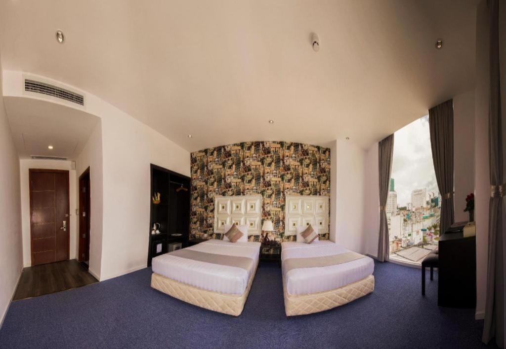 הו צ'י מין סיטי Golden Crown Hotel Saigon מראה חיצוני תמונה
